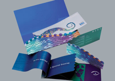 Corporate Event support including; Registration Websites, Event Logos, Stand Design and Production, Roller Banners, Invitations, Delegate Packs, Agendas, Speaker Support, Menus