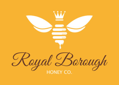 logo design, branding, Royal Borough Honey