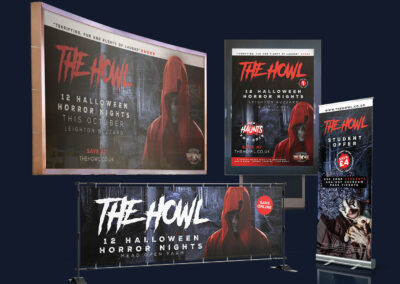 Poster design for advertising, banners, lightboxes and billboards